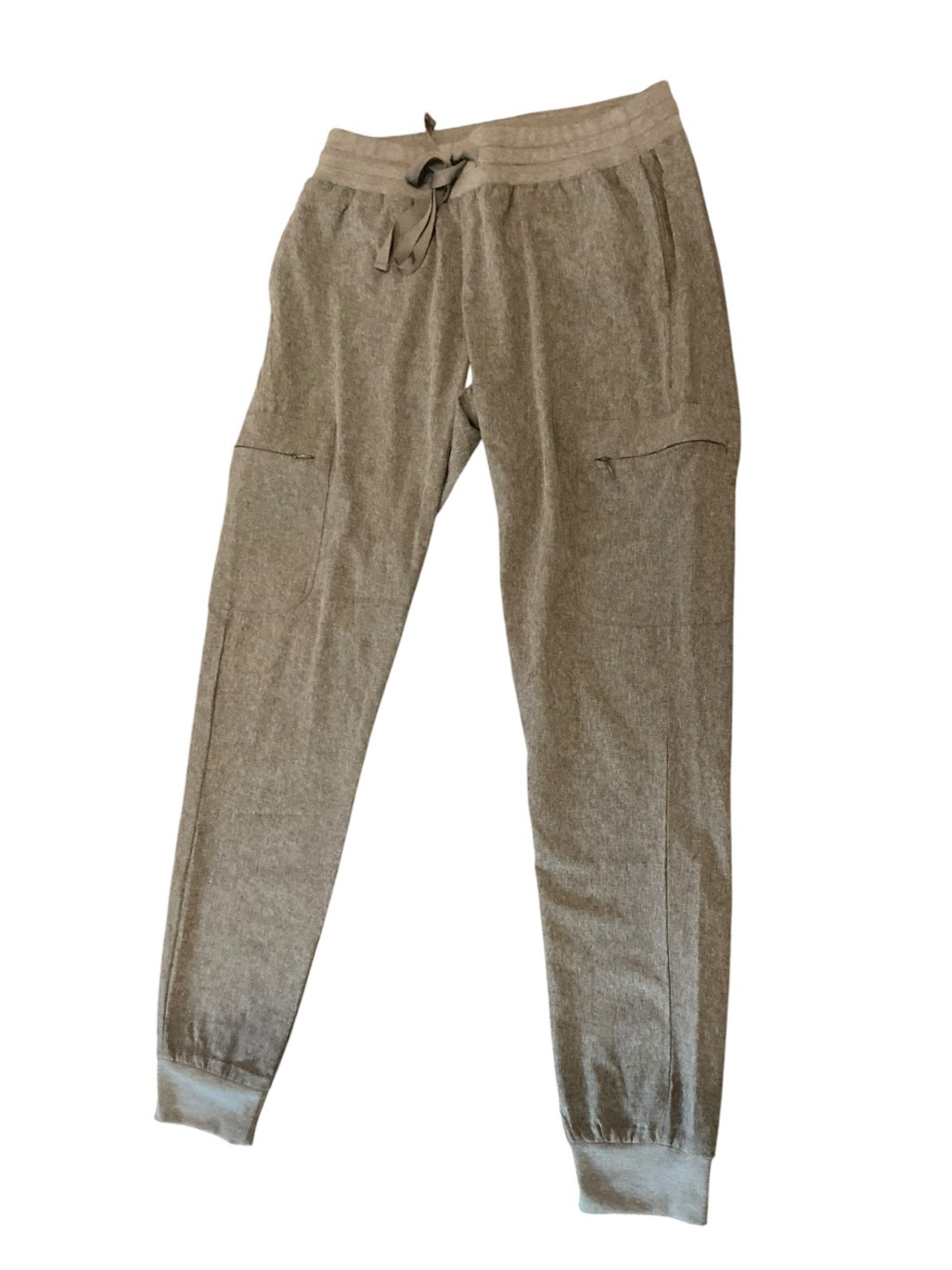 Diva 4-Way Stretch Gray Jogger Pants Xs Athletic Lounge Drawstring Pockets
